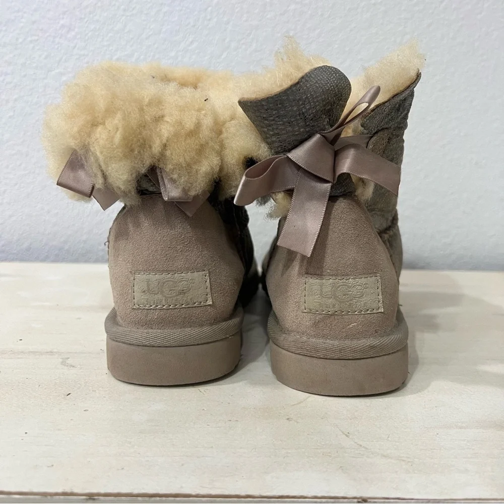 Ugg Snake Skin Bailey Short Boots